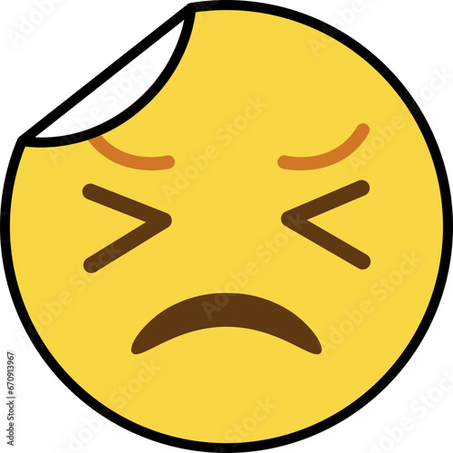 feeling sick sticker emoji icon