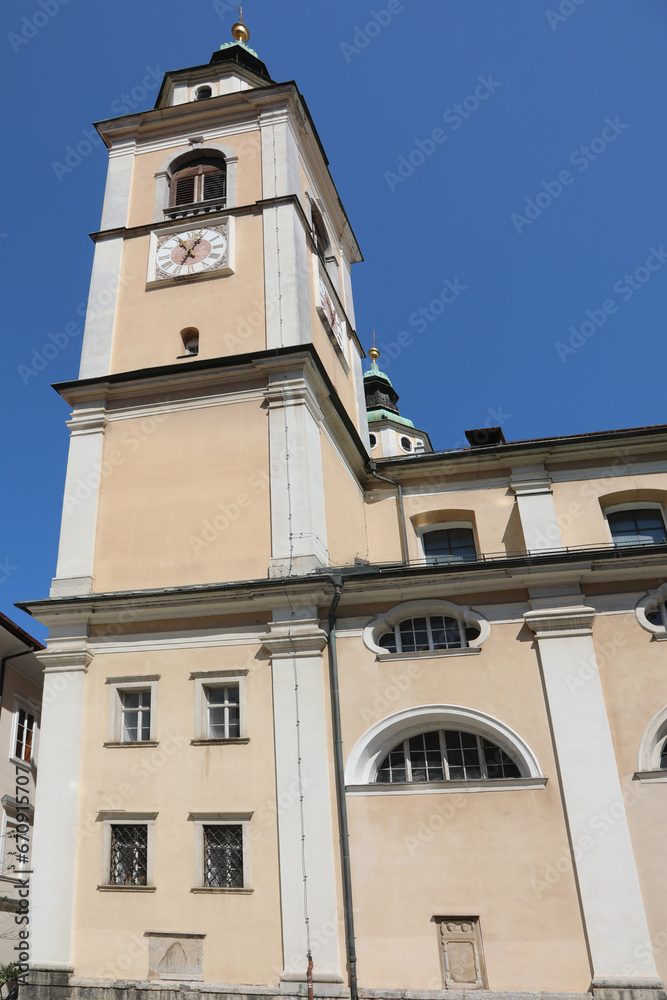 Ljubljana Cathedral  named Saint Nicholass s Church in Slovenia in Europe