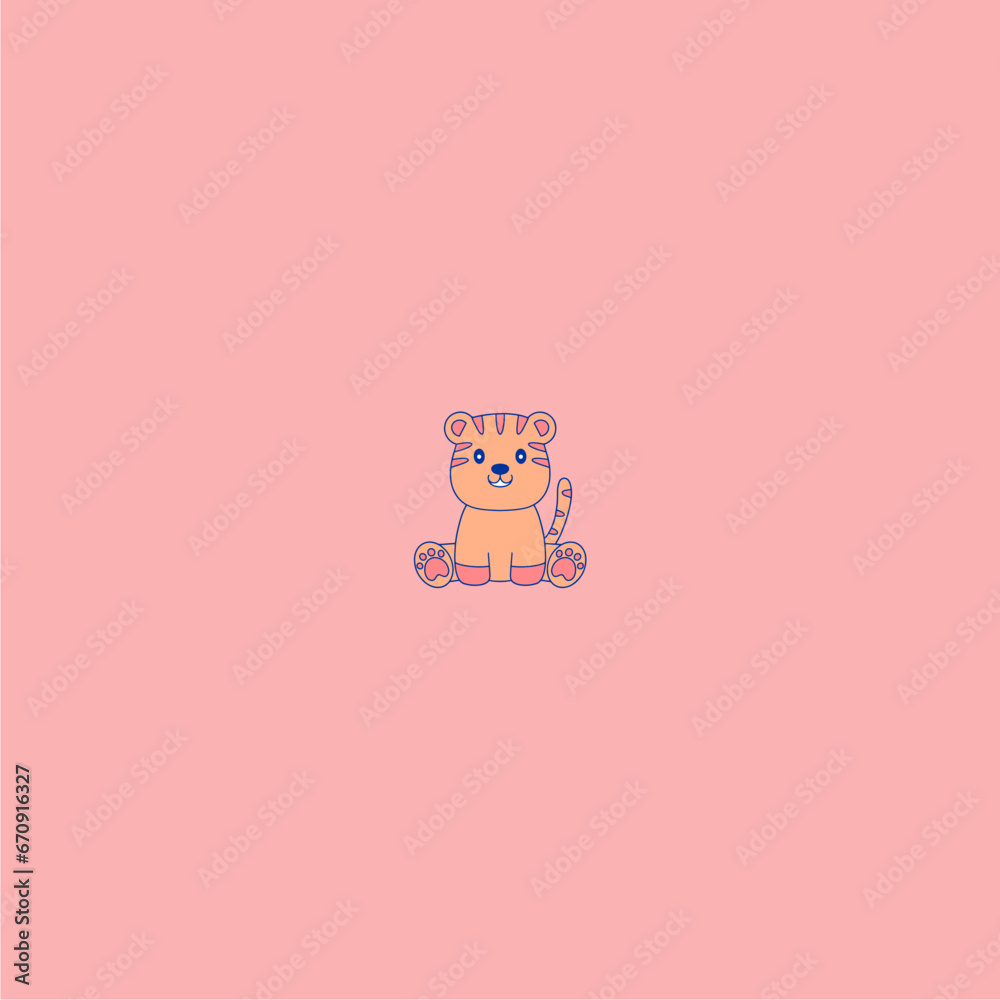 cute animal vector tiger cute animal vector tiger
