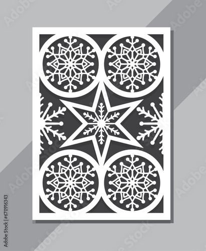 Christmas Greenting cards Template design photo