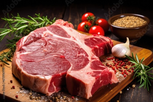 t-bone steak cut into pieces showing juicy inside