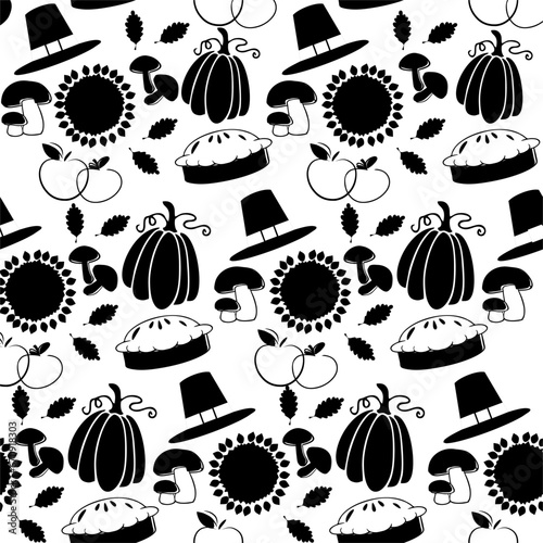 Thanksfiving pattern. Hq vector for web and print use.