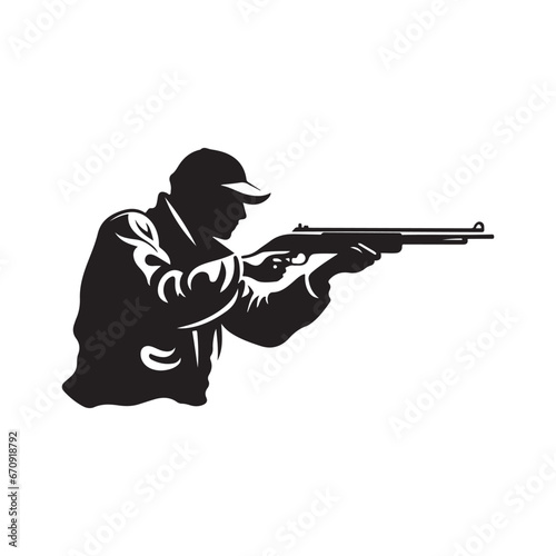 Sniper Image Vector, Art and illustration 