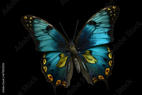 butterfly isolated. animal.  © D