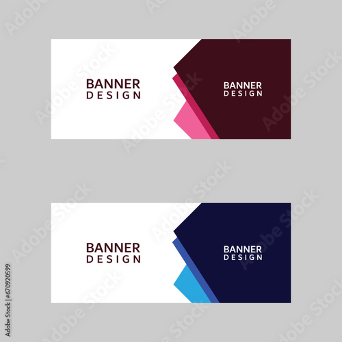 design art vector banner, template for your needs