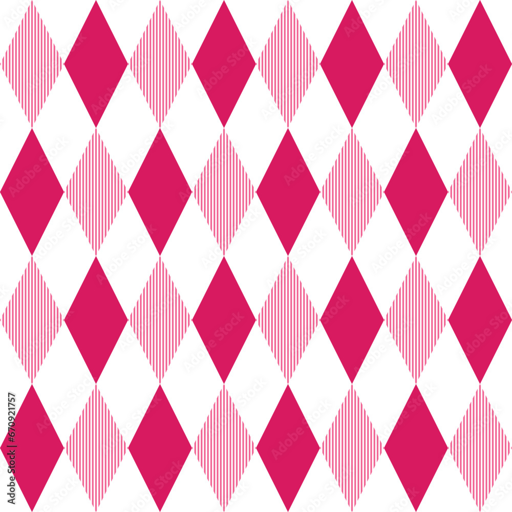 Pink diamond with stripe inside. diamond pattern. diamond pattern background. diamond background. Seamless pattern. for backdrop, decoration, Gift wrapping Pink diamond with stripe inside. diamond pattern. diamond pattern background. diamond background. Seamless pattern. for backdrop, decoration, Gift wrapping