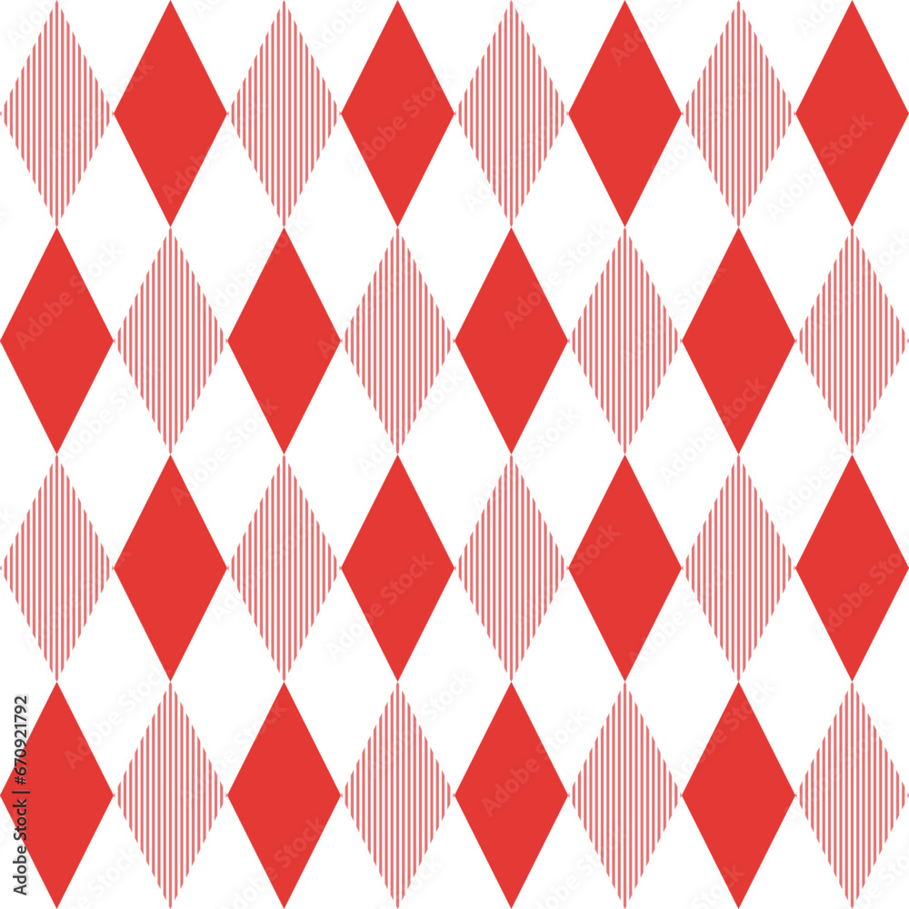 Red diamond with stripe inside. diamond pattern. diamond pattern background. diamond background. Seamless pattern. for backdrop, decoration, Gift wrapping Red diamond with stripe inside. diamond pattern. diamond pattern background. diamond background. Seamless pattern. for backdrop, decoration, Gift wrapping