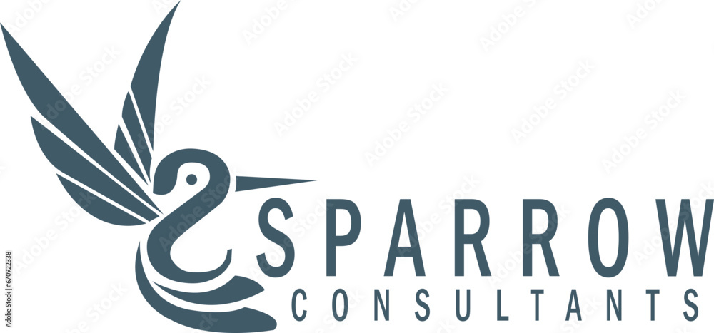S bird logo with consult icon