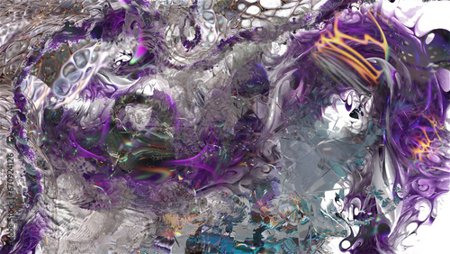 Mental - Digital Painting made with Painter 2023 Pattern Pens