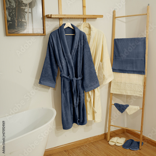 bathrobe set