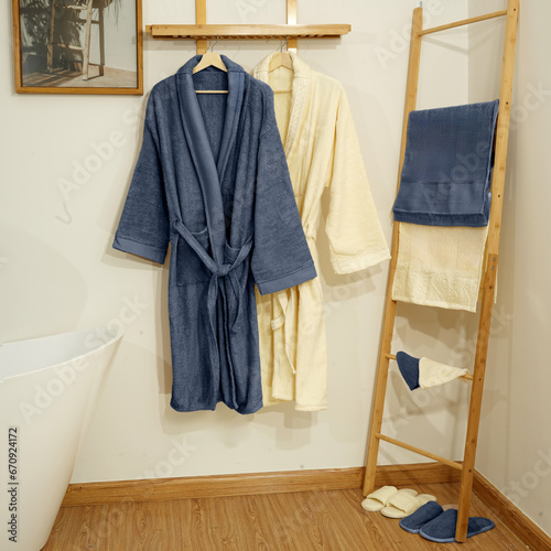 bathrobe set