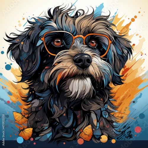 I Love My Dog By Cat Stevens Design Simple , Cartoon, Icon Illustration