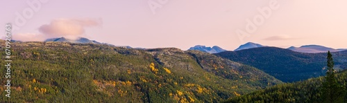 View of the oldest National Park in Norway, Rondane National Park photo