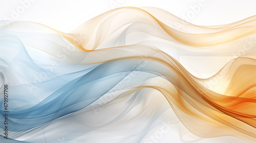 Abstract lines as wallpaper background illustration, gold, aqua, white blue particle, light shine particles background.