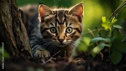 cat in grass © Karen