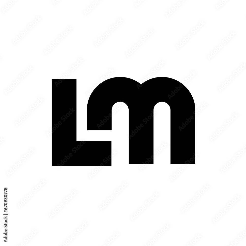 Lm initial Letter icon design template Lm initial Letter icon design template