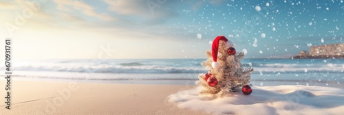 Tropical Christmas Getaway: Enjoying White Sands, Crystal Waters, and Summer Vibes at the Beach.