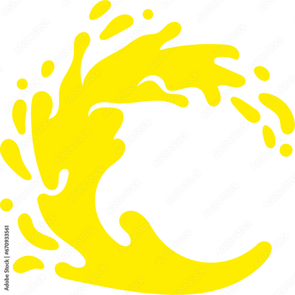 gradient water splash shape gradient water splash shape