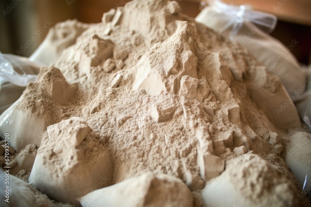 pile of raw unprocessed clay pile of raw unprocessed clay