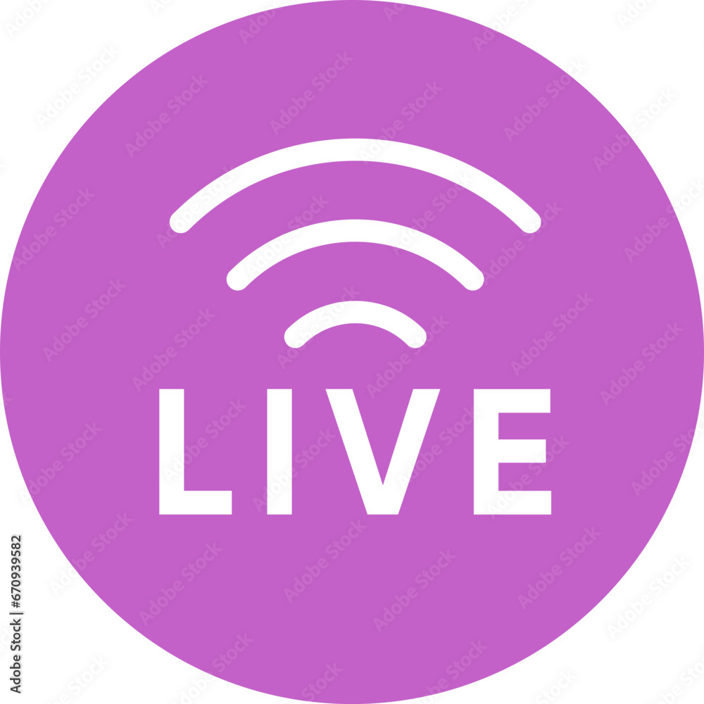 live streaming icon