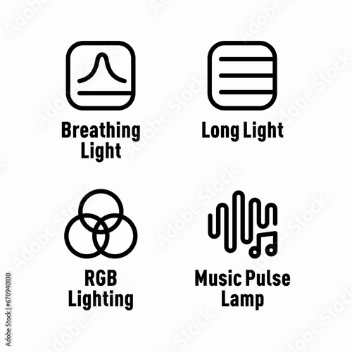 Breathing Light, Long Light, RGB Lighting, Music Pulse Lamp sings