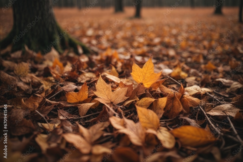 autumn leaves on the ground autumn leaves on the ground