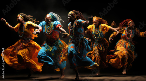 Traditional African dance performance