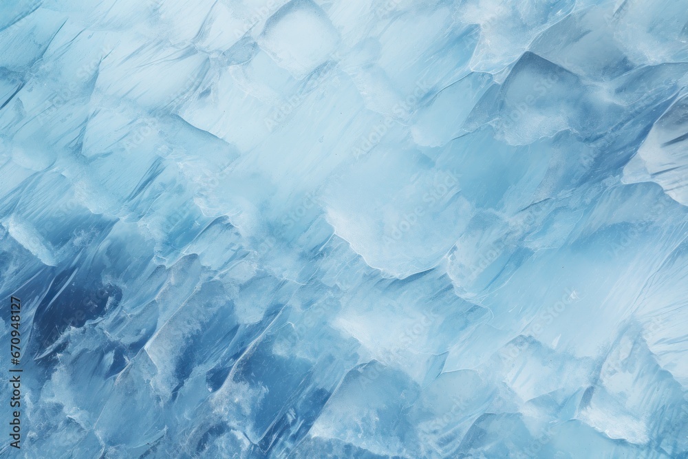 Obraz premium Icy Blue Glacial Texture.