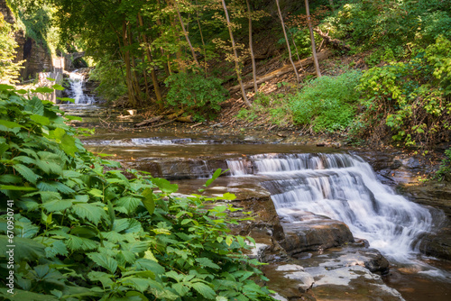 Cascadilla Gorge Trail in the Finger Lakes  Upstate New York