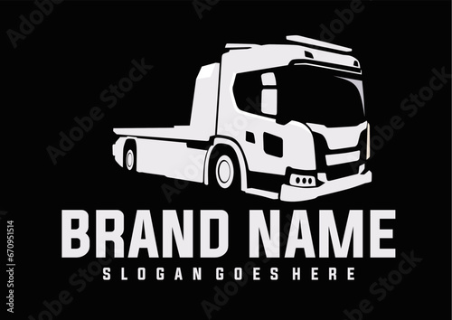 silhouette car vector simple logo
