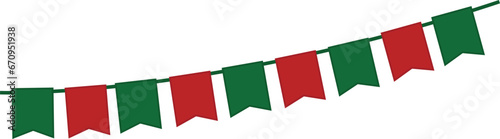 christmas pendant flag