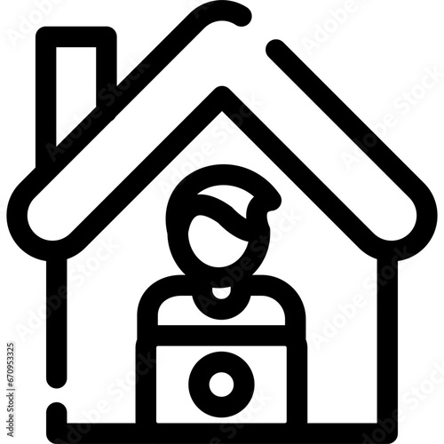 Work From Home Icon