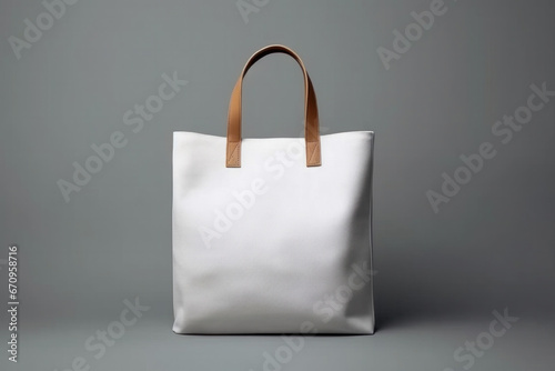 Canvas Cloth Bag, empty tote shopping bag white color