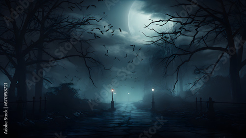 spooky halloween night © toomi123