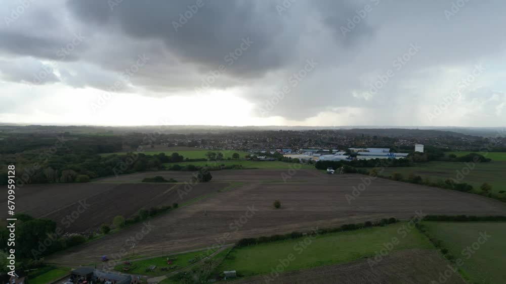 Aerial View of Beautiful Landscape of England Aerial View of Beautiful Landscape of England