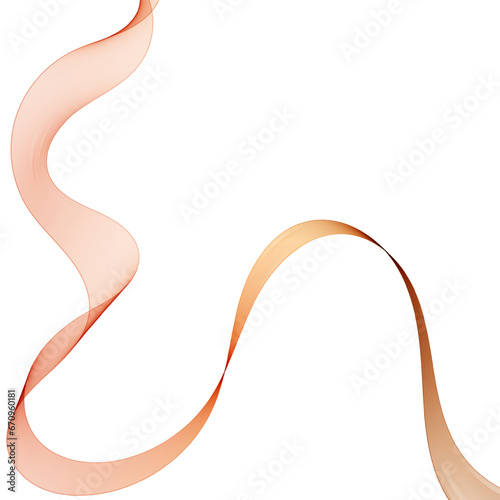 Abstract vector colorful background. Design element - wave of red and orange. eps 10