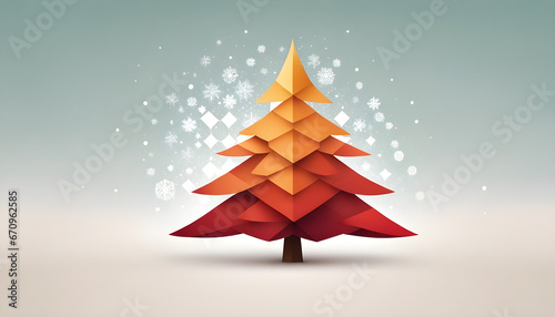 red christmas tree