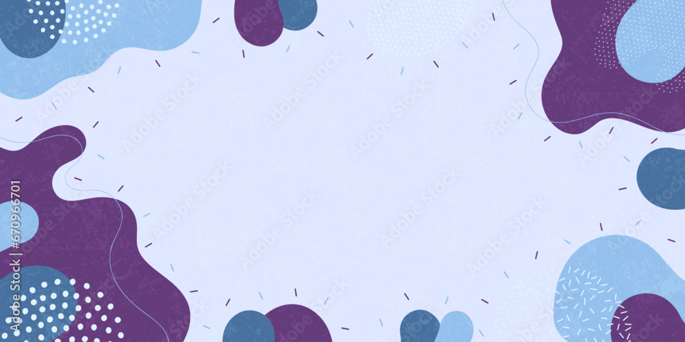 Modern vector pattern for cover. Cute doodle pattern background with abstract shapes.