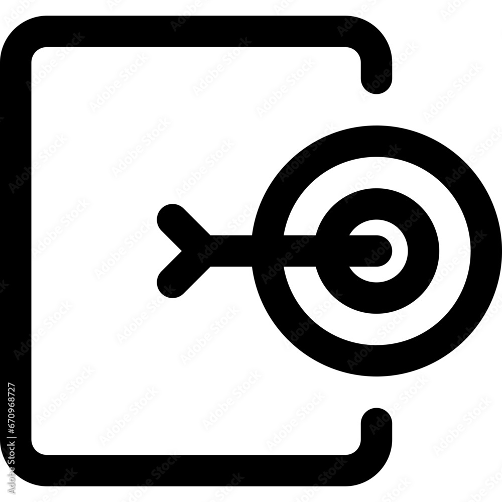 Target in outline icon. Mission, marketing, aim, bullseye, dartboard, business Target in outline icon. Mission, marketing, aim, bullseye, dartboard, business
