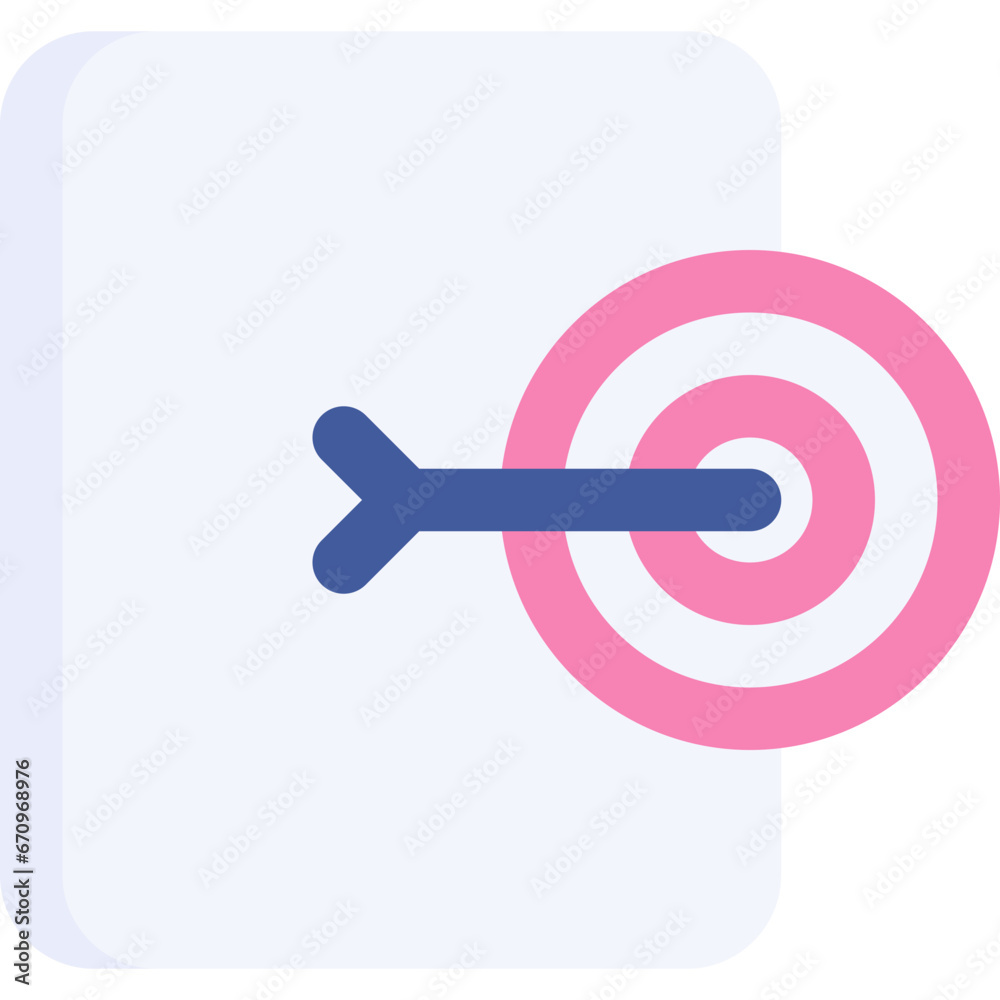 Target in flat icon. Mission, marketing, aim, bullseye, dartboard, business Target in flat icon. Mission, marketing, aim, bullseye, dartboard, business