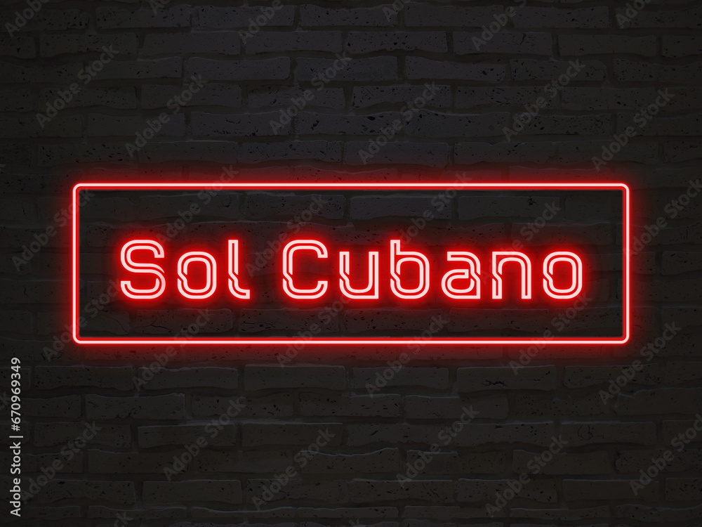 Sol Cubano のネオン文字