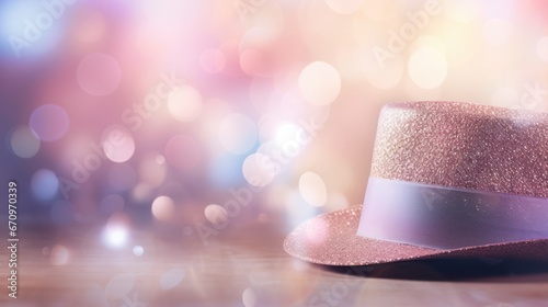 Stage Hat with Bokeh Effect
