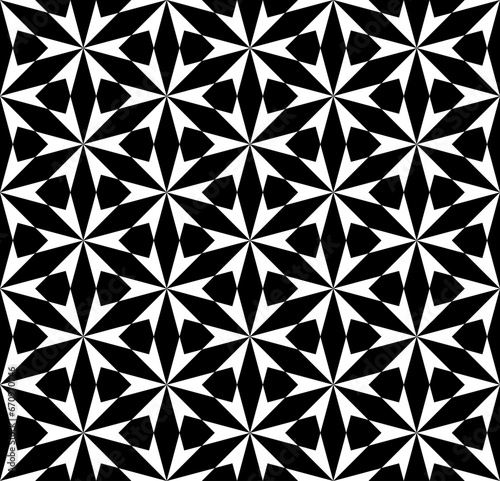 Seamless geometric pattern . Ornament based on japanese woodwork craft style kumiko zaiku