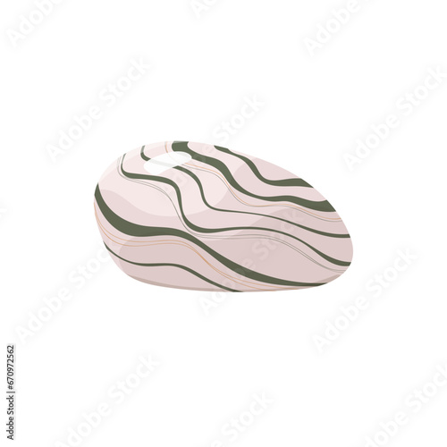 Bild auf Leinwand Beautiful stone, glossy rock, streaked mineral, gem