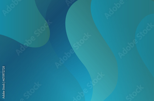 Abstract blue wave background 