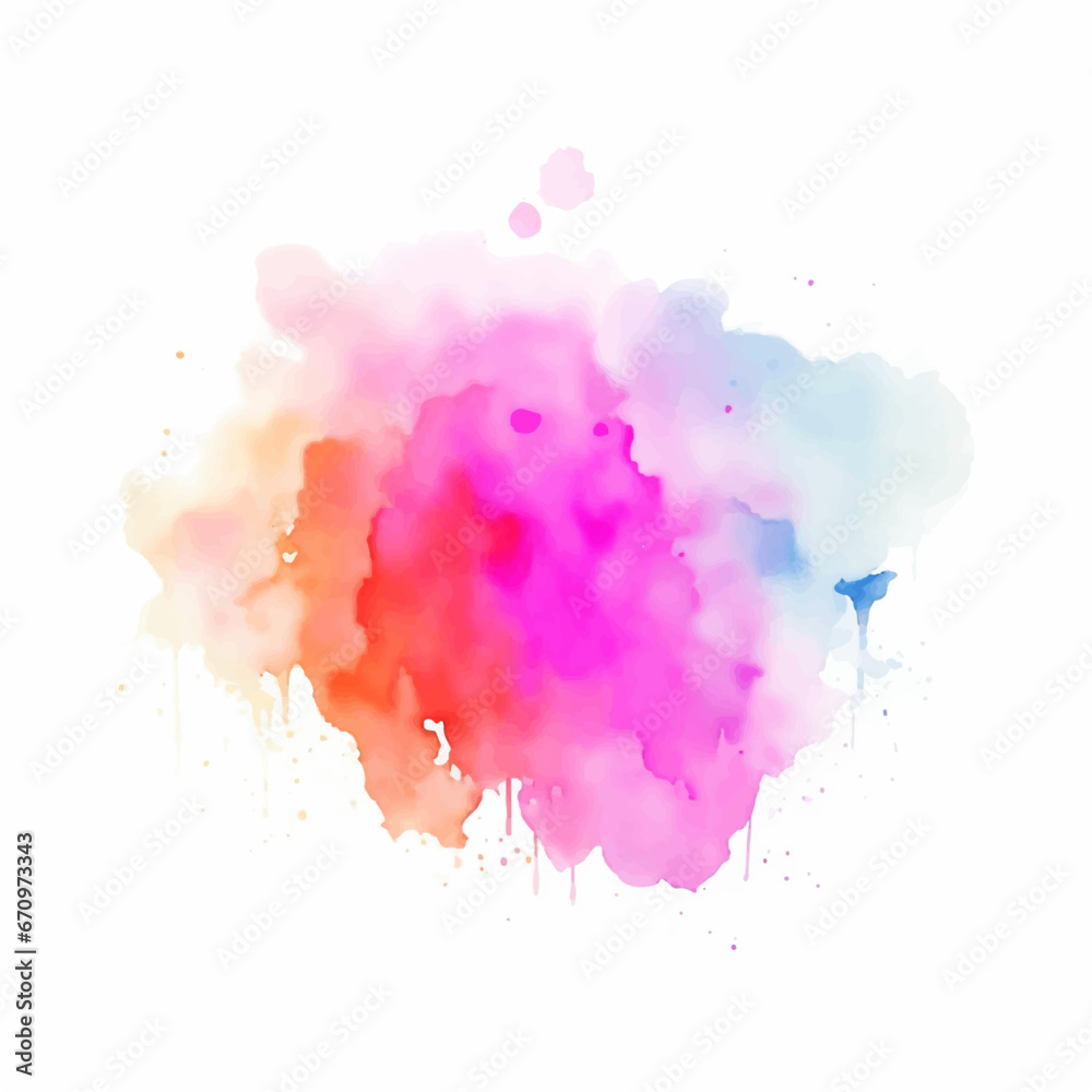 Abstract watercolor paint splashes, Watercolor abstract splash Color painting texture. Abstract background, watercolor paint splashes
