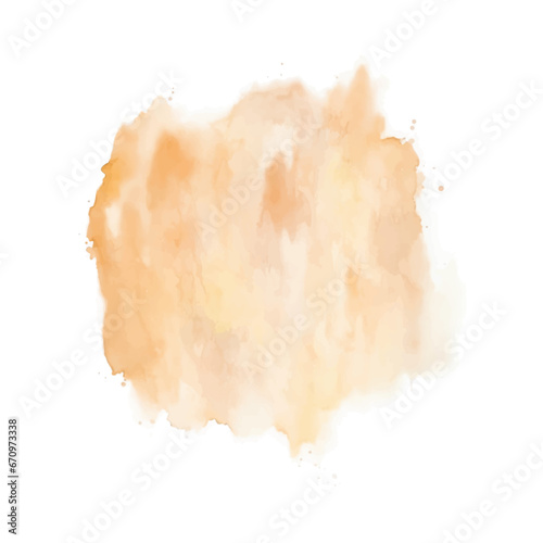 Orange watercolor splashes