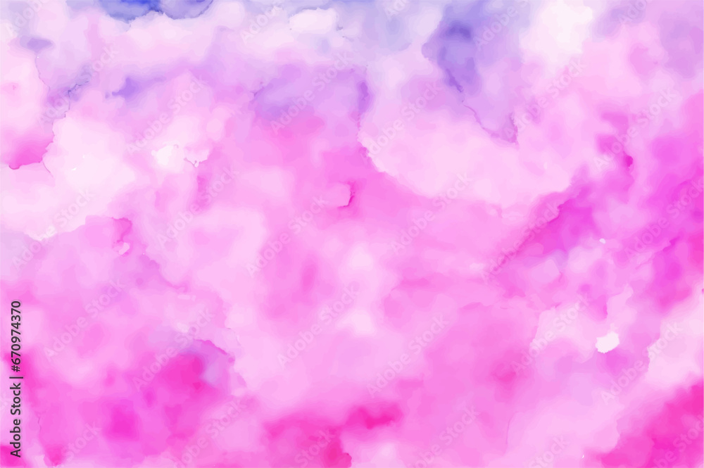 Fototapeta premium Pink watercolor background, Pink watercolor banner