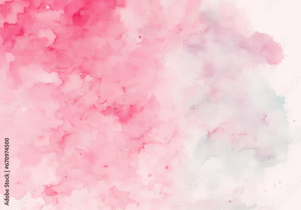 Fototapeta premium pink background, Abstract watercolor background, colorful watercolor background