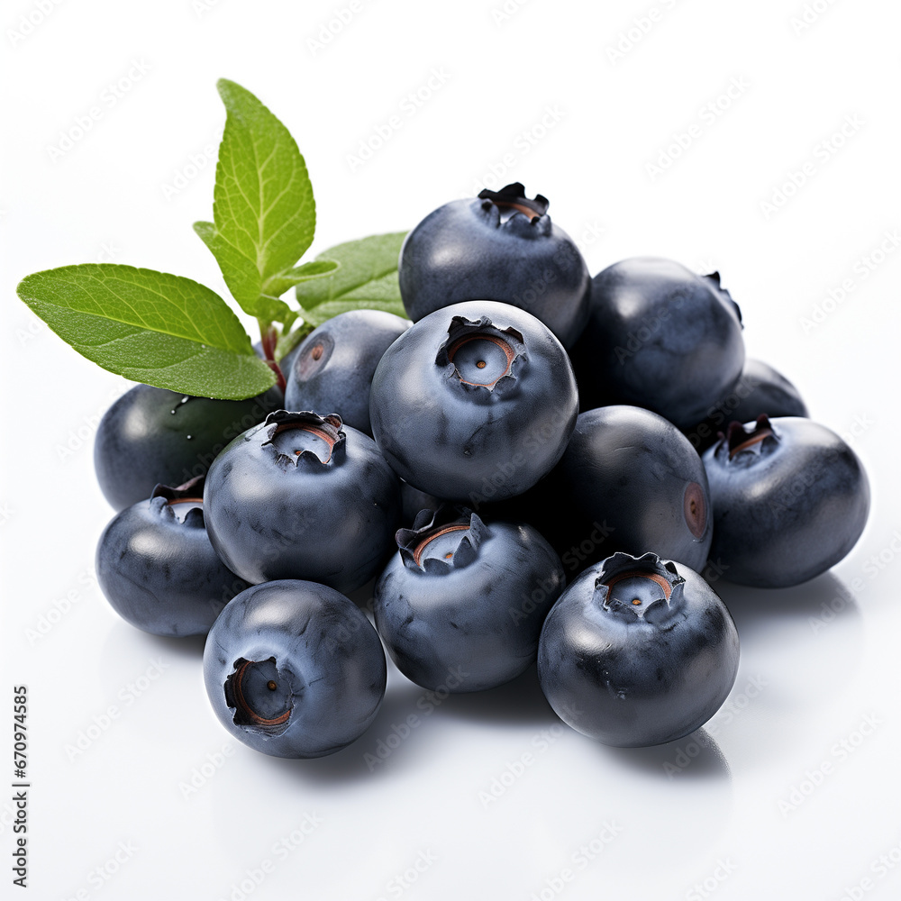 blueberry isolated in white background blueberry isolated in white background